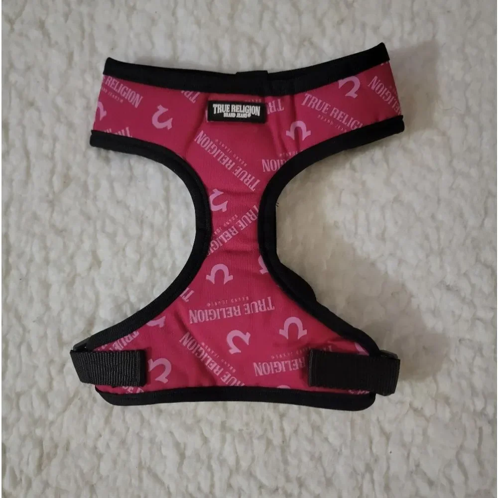 🆕️🐕‍🦺 True Religion Pet Harness, Size L - Pink